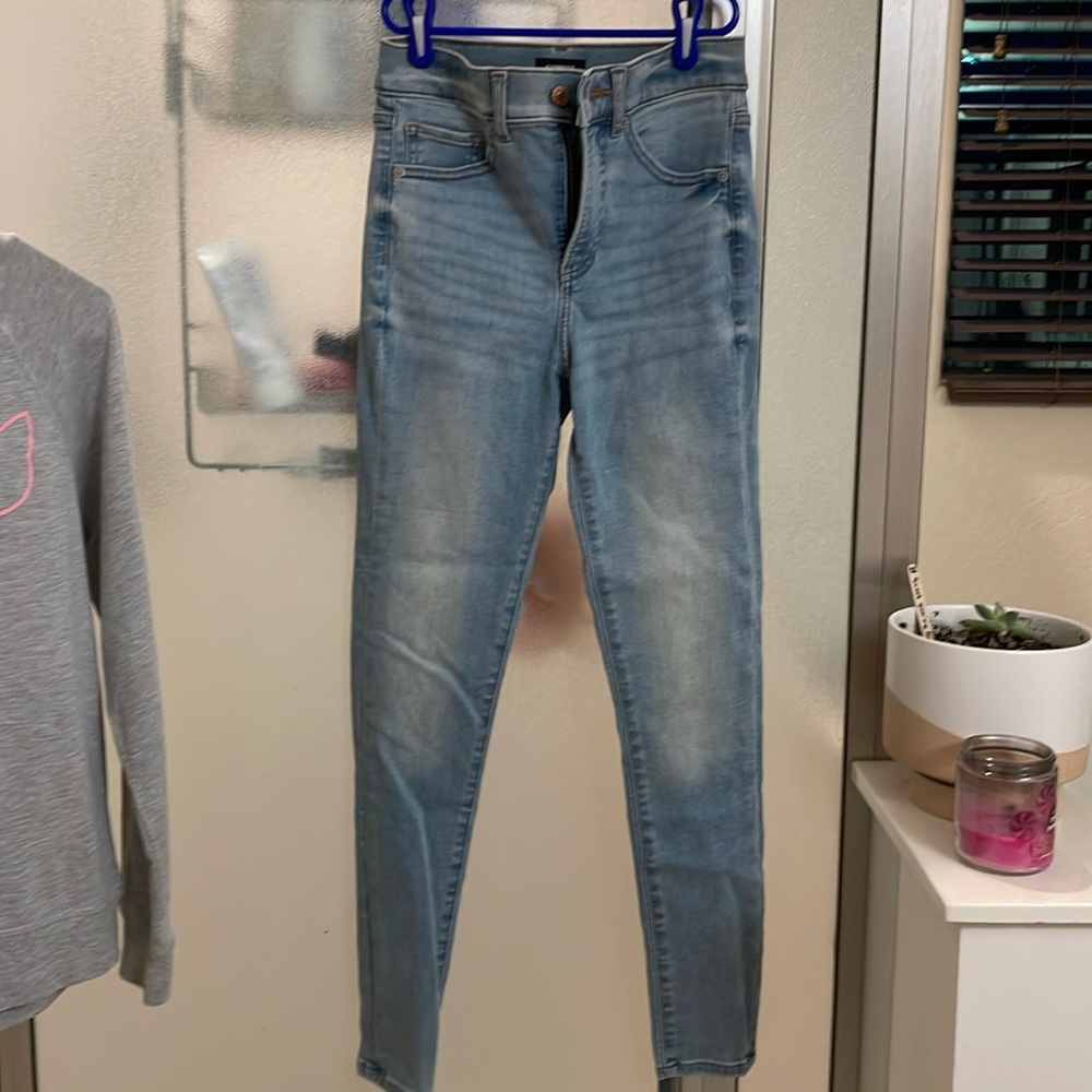 Express high rise skinny jeans 0R